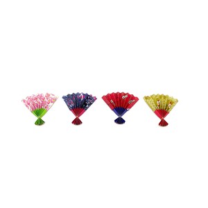 4 éventails japonais moyens / Idée cadeau / Décoration / Marque-place