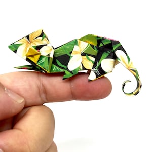1 Camaleonte origami/ idea regalo