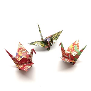 12 Japanese Cranes Washi patterns 12 Patterns image 4