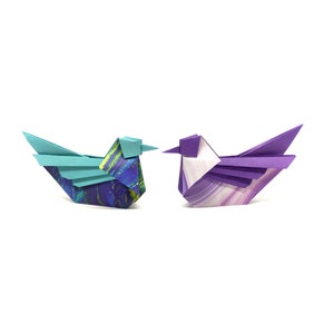 2 Anatre Mandarine /Anatra Mandarina/ idea regalo/ Mandarin bird