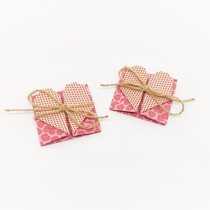 2 bustine cuore origami