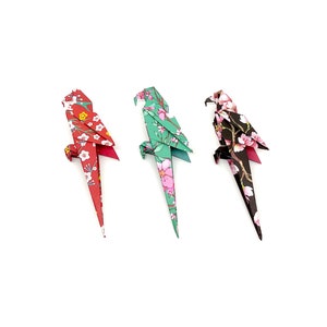 3 Pappagalli piccoli / idea regalo / decorazione