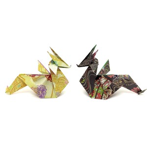 2 Draghi Kimono flowers origami piccoli/ idea regalo / decorazione / tradizionale