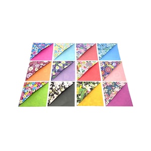 12 Segnalibri origami angolo Flower patterns