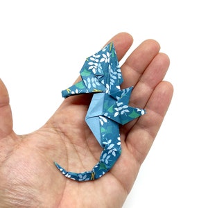 1 Cavalluccio marino origami medio/ idea regalo / ippocampo