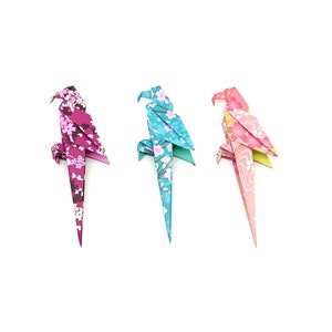 3 Pappagalli piccoli / idea regalo / decorazione