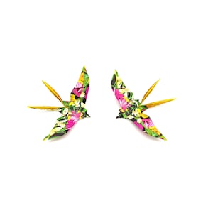 2 Rondini origami / flower patterns