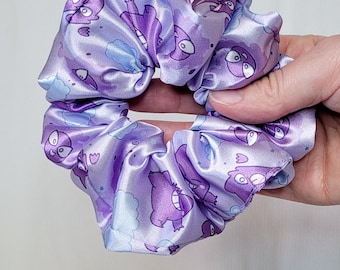 Cotton Candy Nightmares Ghost Scrunchie