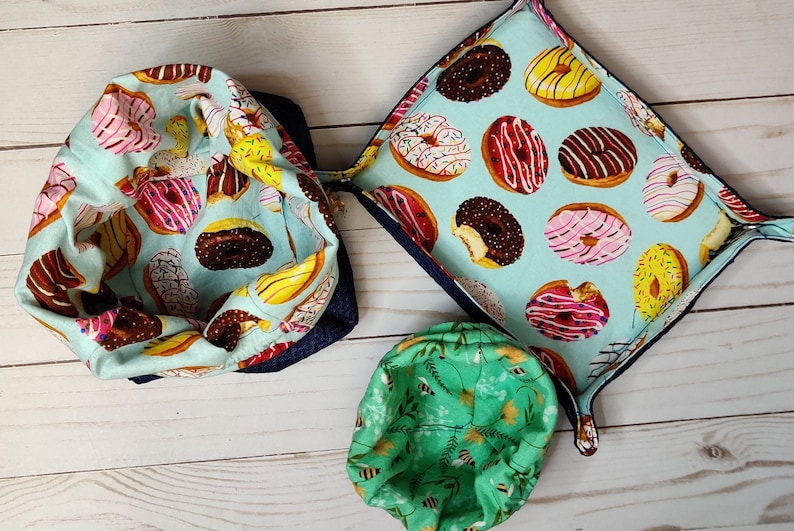 Donut bag and dice tray