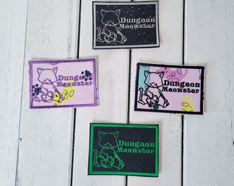 Dungeon Meowster Iron on Patch