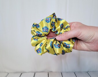 Tiger in Yellow Scrunchie