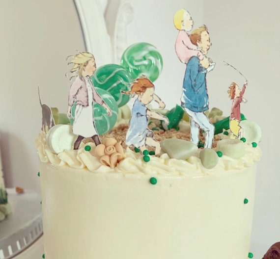 We Re Going On A Bear Hunt Cake Toppers Set Of Etsy