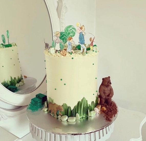 We Re Going On A Bear Hunt Cake Toppers Set Of Etsy