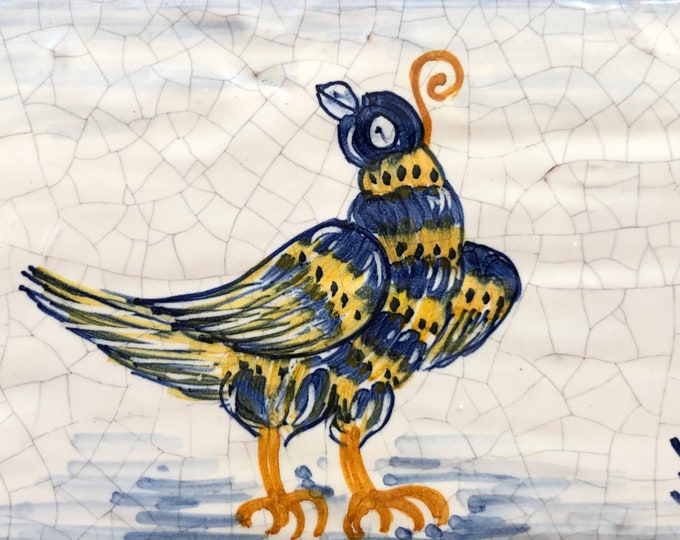 Bird - San Donato Italian Ceramic Tile - 4 x 8 inch