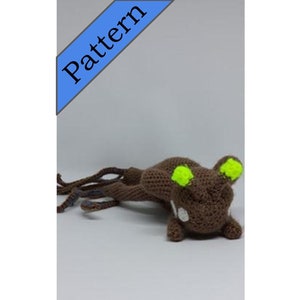 Subnautica Sea Emperor Leviathan crochet pattern / amigurumi / brown / fish / game / character / ocean / reaper / sea dragon / eel / cute