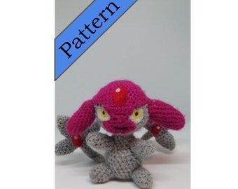 Mesprit crochet pattern / Pokemon / gen 4 / legendary / lake trio / azelph / uxie / diamond / pearl / sinnoh region / lake guardian