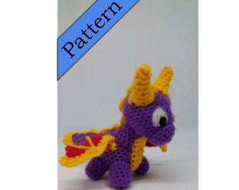 Spyro the Dragon Crochet Pattern / Year of the Dragon / Skylanders