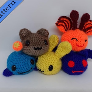 Slime Rancher  2 - First 5 Slimes crochet pattern pack / beginner friendly / small bundle / new 5 slimes / amigurumis / amigurumi / easy