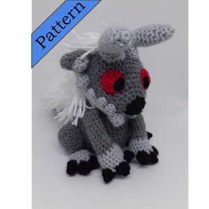 Stygian Zinogre crochet pattern, **PDF PATTERN**, amigurumi, beginner friendly, digital file, monster hunter, iceborne, monster hunter world