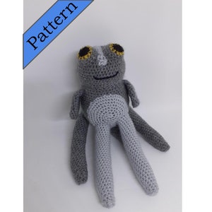 Subnautica Cuddlefish crochet pattern / amigurumi / grey / fish / game / character / ocean / fauna / octopus / beginner friendly / sea dog