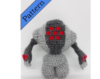 Registeel Crochet Pattern, beginner friendly, pokemon pattern, pokemon amigurumi, amigurumi pattern, PDF download, **Digital**
