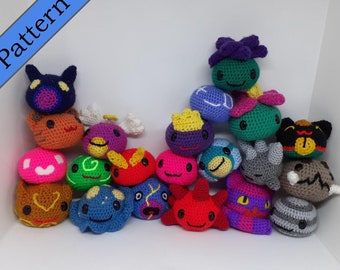 Slime Rancher - All 20 Slime Variants crochet pattern pack / beginner friendly / huge bundle / Slime Variant / amigurumis / amigurumi / game