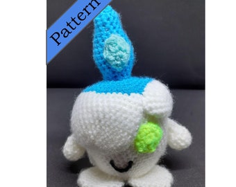 Shiny Litwick crochet pattern / pokemon / ghost type / candle / beginner friendly / easy / amigurumi / pokemon amigurumi /