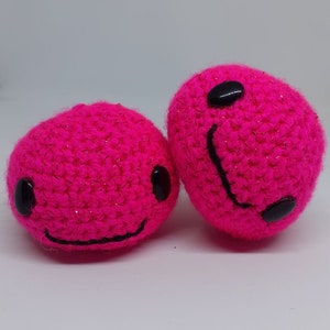 Sparkle - Slime Rancher / child proof / amigurumi / teddy / toy / plush / sparkly / vanity pack / slime rancher DLC / pink / gift idea