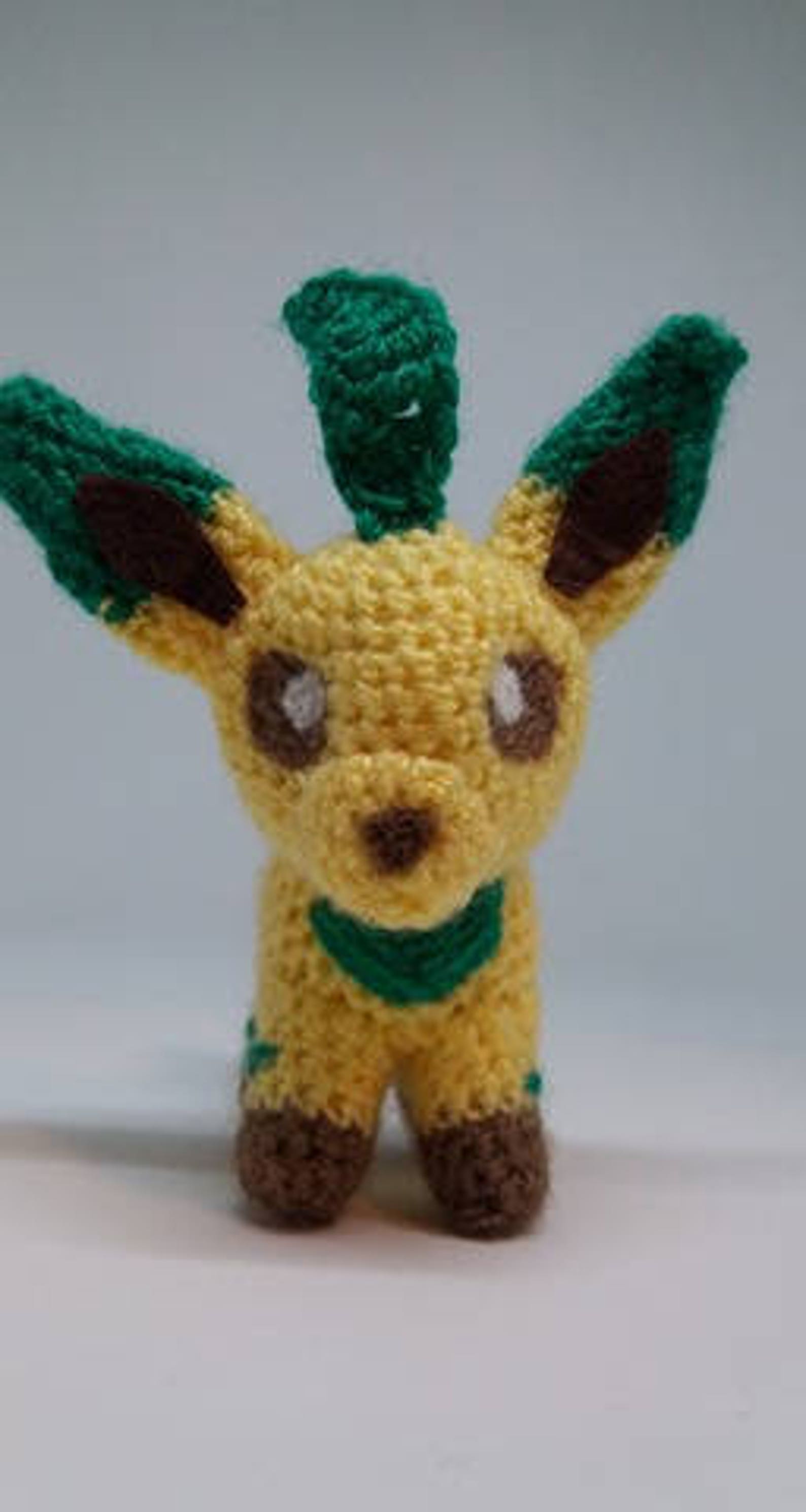 Leafeon Crochet Pattern / Pokemon / Gen 4 / Eevee / Etsy