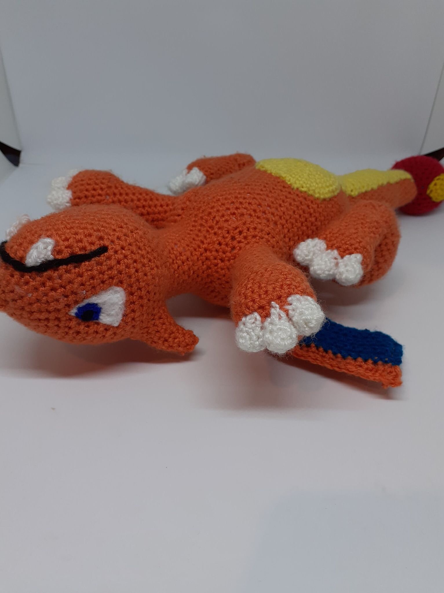 Charizard Crochet Pattern / Pokemon / Lazy Dragon / Orange / 