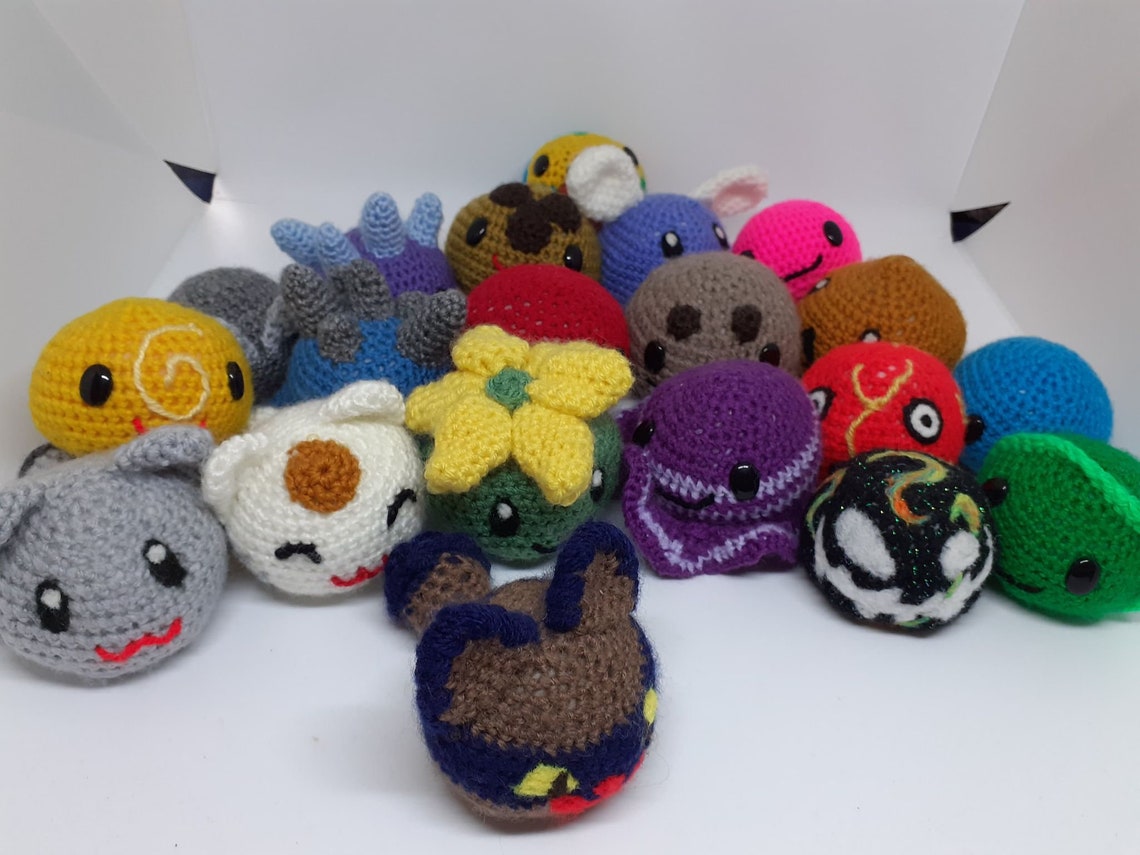 Slime Rancher All 20 Slimes Crochet Pattern Pack / Beginner Etsy