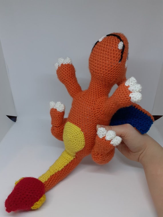 Charizard Crochet Pattern / Pokemon / Lazy Dragon / Orange / 