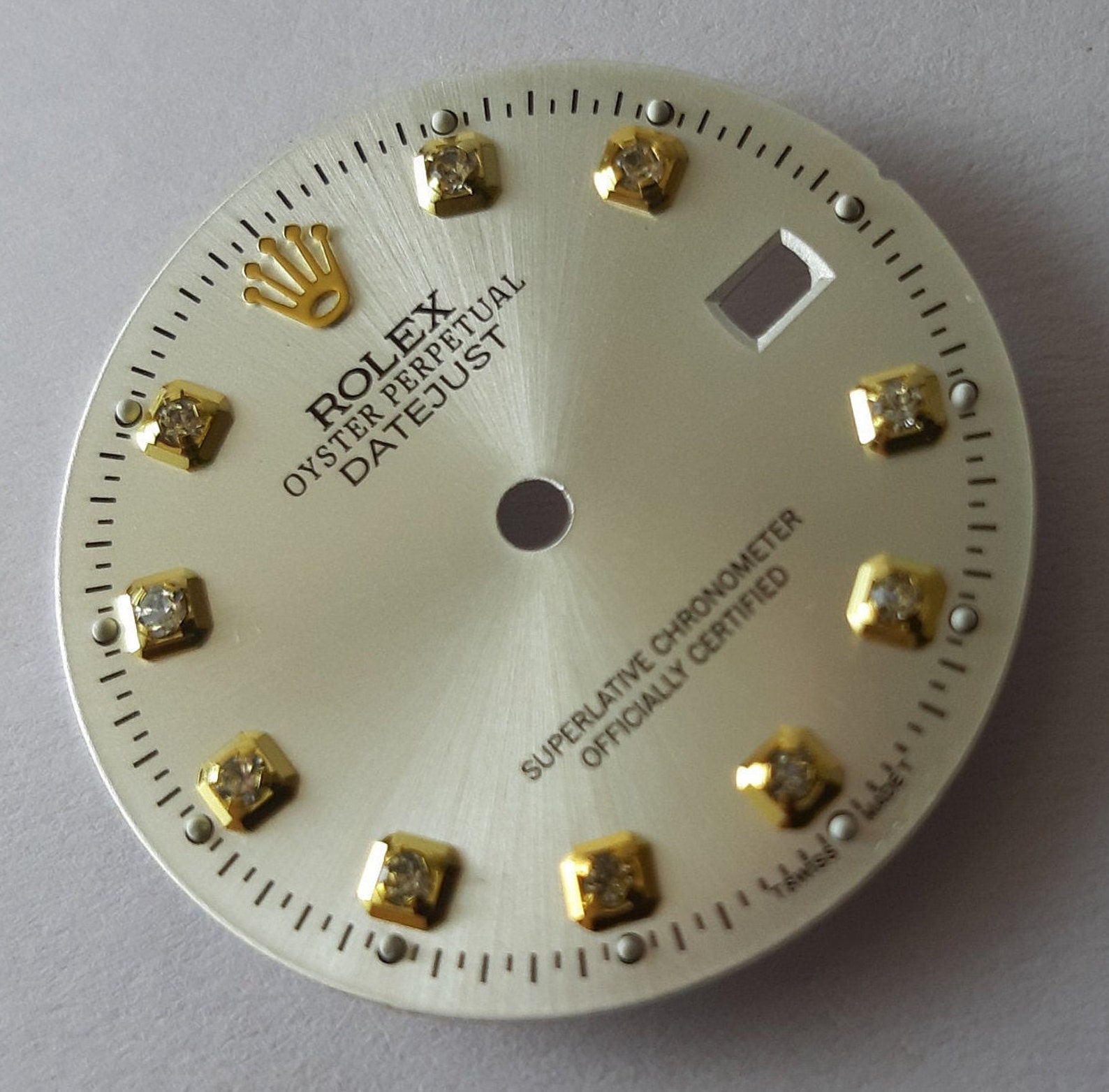 Custom Made Swiss Rolex 3035 watch dial 27.99mm MO264 Etsy
