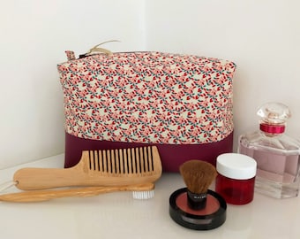 Très grande trousse de toilette  myrtille