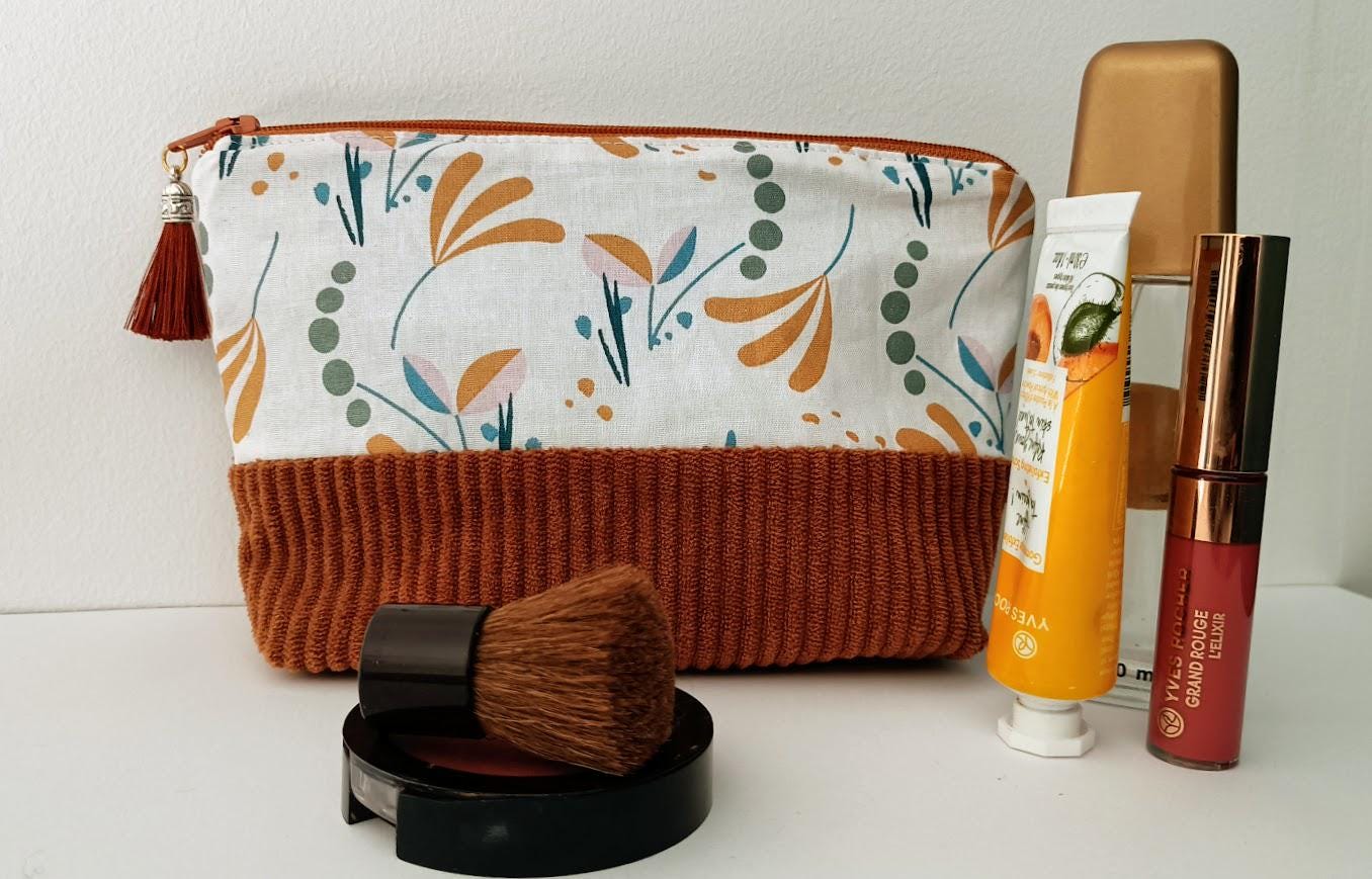 Cosmetic Bag Yves Rocher Pochette Cosmetic Makeup Toiletry Zipper
