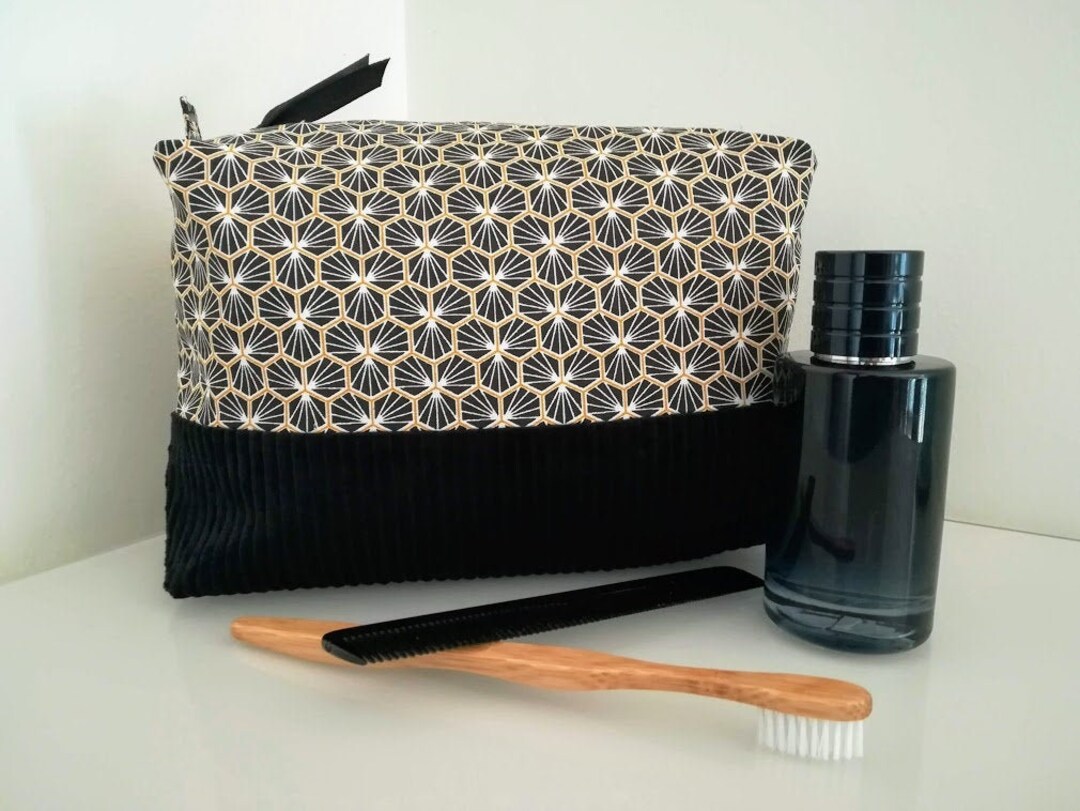 Grande Trousse De Toilette Avec Compartiment Très grande trousse de toilette pour homme et femme - Etsy France