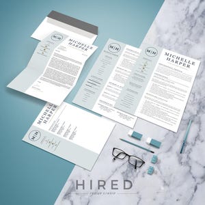 Professional & Modern Resume Template for Word and Pages Resume Design CV Template for Word Professional CV Instant Download resume image 5