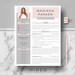 Creative & modern Resume / CV Template for Word AND Pages; Professional Resume / CV design, Cover Letter, References, tips; Instant Download 