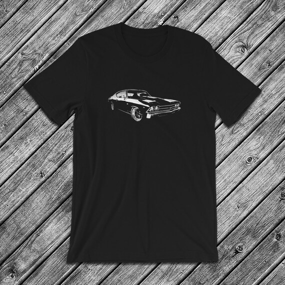 CHEVELLE SS 1970 CHEVY American Muscle Racing Soft Cotton T-Shirt Multi Colors