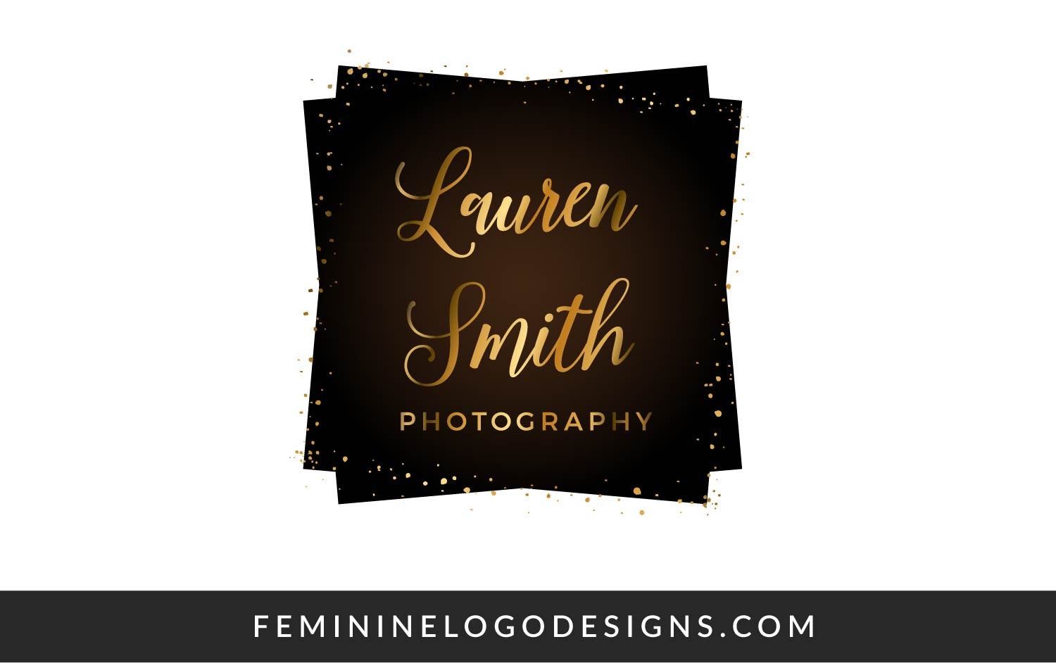 Brown Logo Chocolate Brown Logo Design Modern Logo Sparkle Etsy