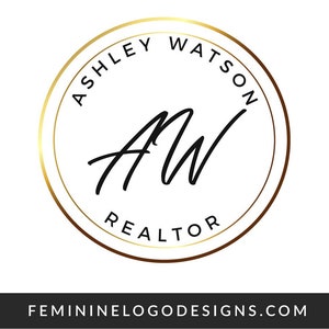 Schwarzes Logo Schwarz Gold Logo Kreis Logo Design Etsy