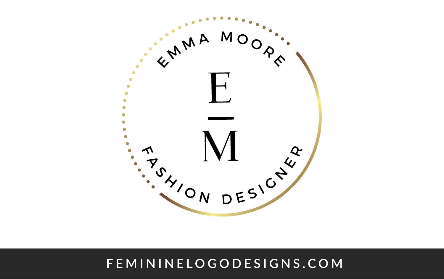 Black gold logo package Premade logo design Black branding | Etsy