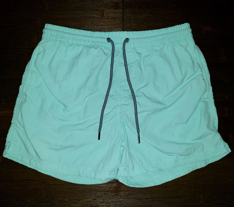 Turquoise Swim Trunks Board Shorts Pull /& Bear