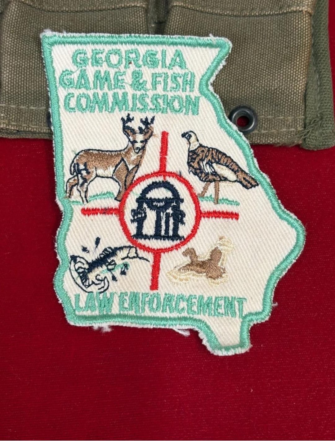Vintage Georgia Game and Fish Commission Law Enforcement Patch Ga Game ...