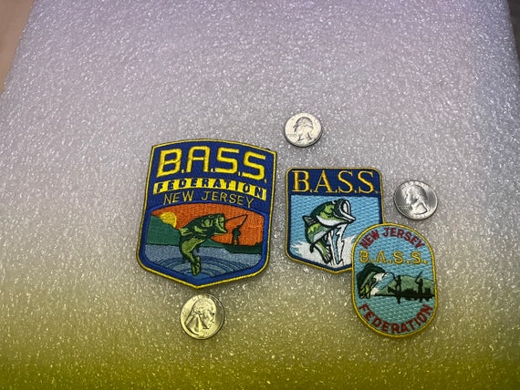 Buy New Jersey Bass Fishing Patches N J Bass Federation Patches Online in  India 