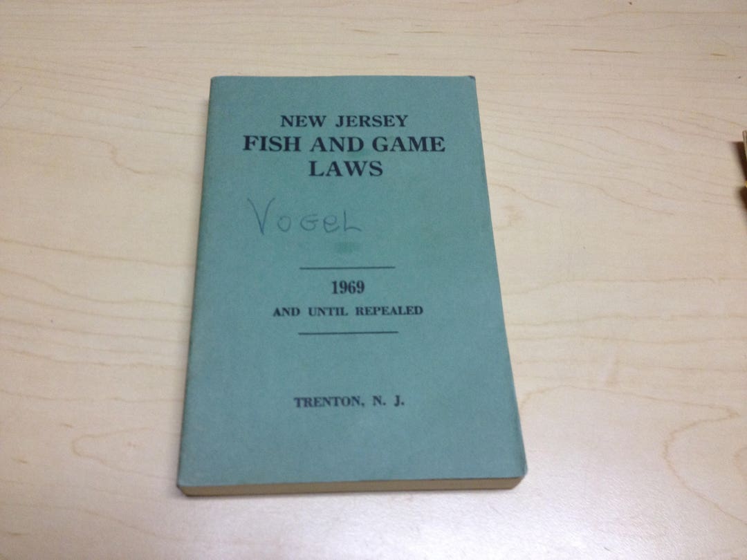 Vintage New Jersey Hunting and Fishing Compendium New Jersey - Etsy India