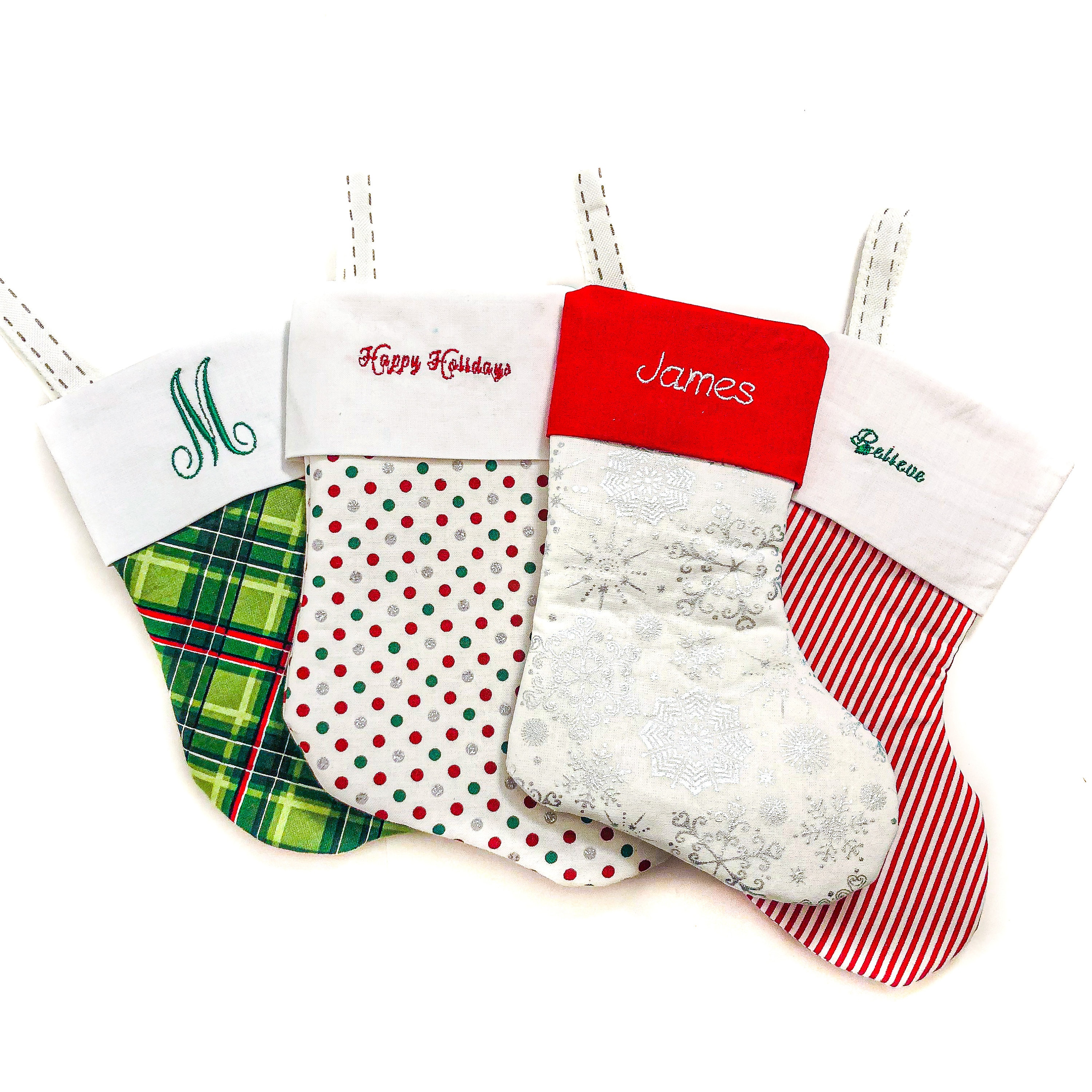 Mini Christmas Stockings Personalized Gifts  Etsy