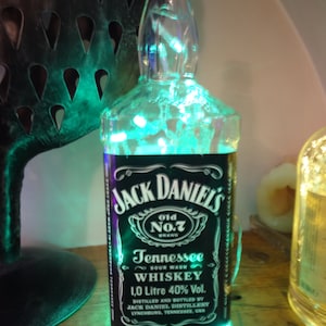 Jack Daniels Bottle lamp - battery powered