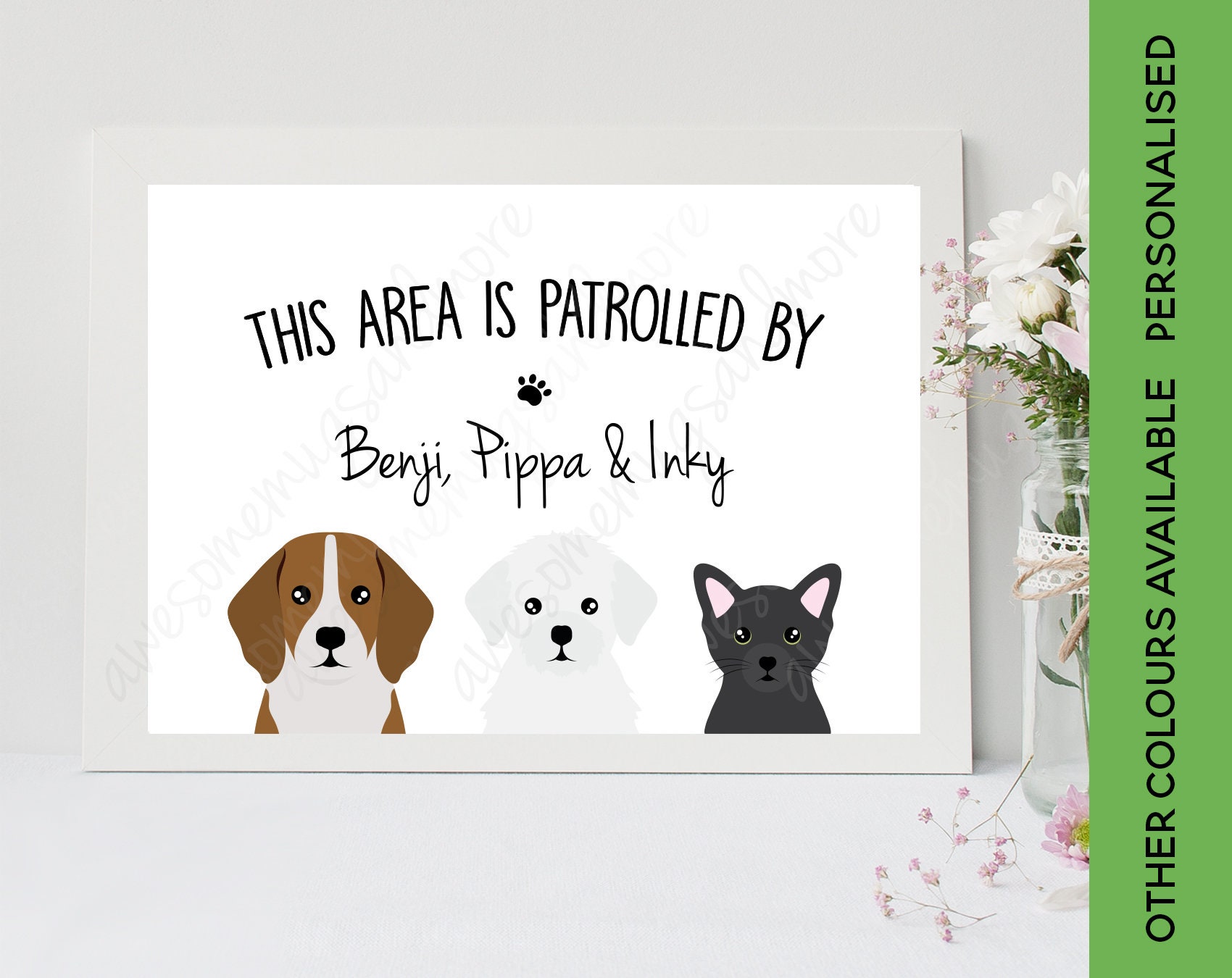 personalised pet print