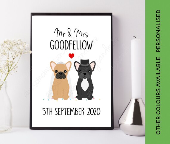 Personalised french sale bulldog gifts